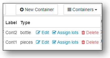 Shipment container operation